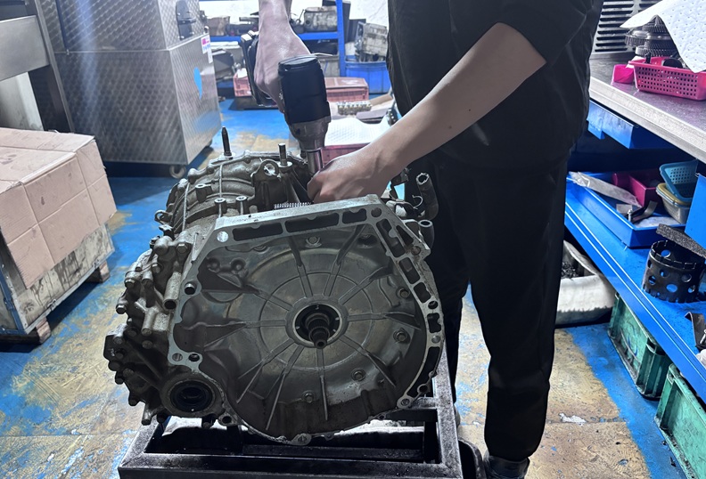 Transmission nameplate identification during teardown